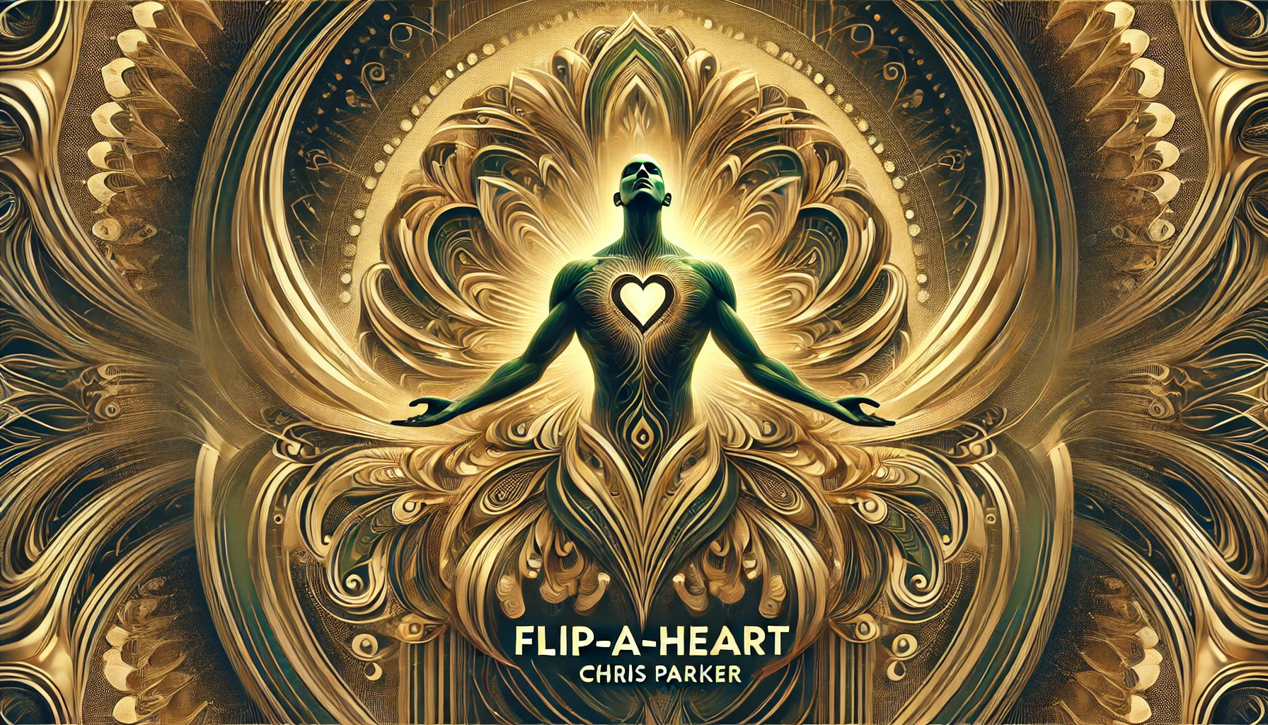 Flip-A-Heart’s green-and-gold memorial tribute to Chris Parker.