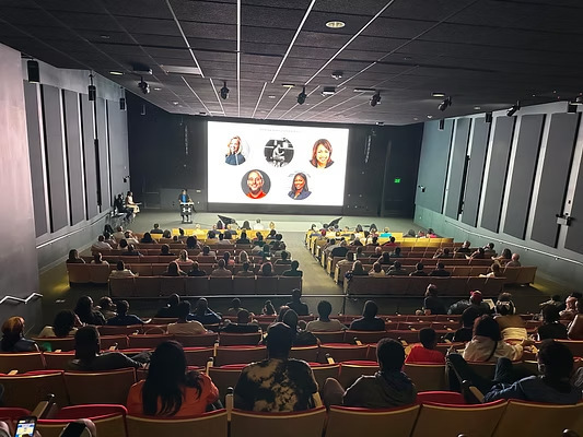 Youth Pitch Day auditorium at Under Armour